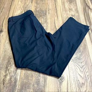 Lululemon ABC Commission Pants Navy Blue 36x33 EUC